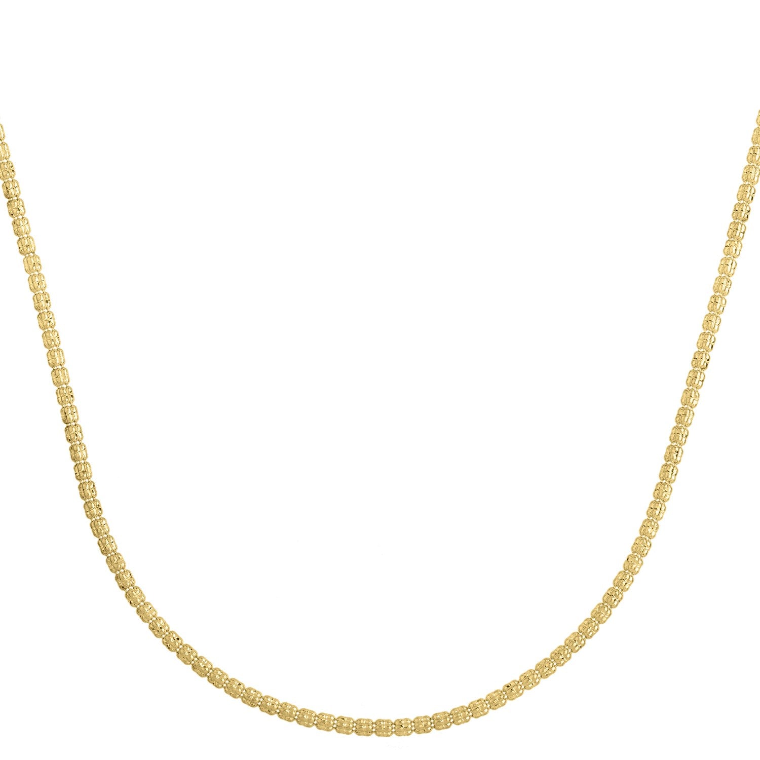 Ice Barrel Chain in 14k Yellow Gold (2.70 mm) RCJ