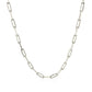 18K White Gold Paperclip Chain (2.50 mm) RCJ