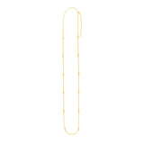 Endless Adjustable Diamond Pendant Chain in Yellow Gold (3.00 mm) RCJ