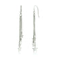 Sterling Silver Tassel Earrings with Polished Stars RCJ