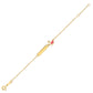 14k Yellow Gold Swan Childrens Bracelet (1.00 mm) RCJ