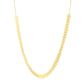 14k Yellow Gold Polished Heart Link Chain Necklace RCJ