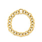 14k Yellow Gold Round Link Bracelet (11.60 mm) RCJ