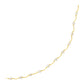 14k Yellow Gold Arc Link Necklace with White Pearls RCJ