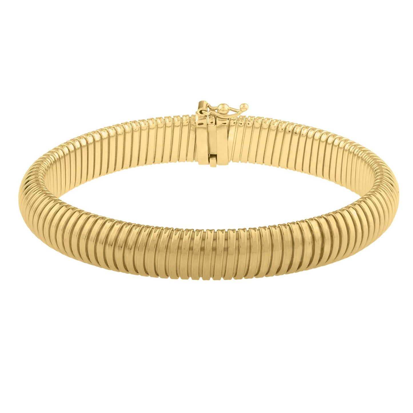 14k Yellow Gold Tubogas Bracelet (9.00 mm) RCJ