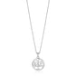 Sterling Silver inch Round Tree of Life Necklace RCJ