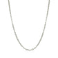 18k White Gold Diamond Cut Cable Link Chain (1.90 mm) RCJ