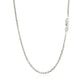 18k White Gold Diamond Cut Cable Link Chain (1.90 mm) RCJ