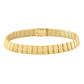 14k Yellow Gold Diamond Shaped Tile Length Bracelet (7.10 mm) RCJ