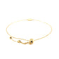 Adjustable Bracelet with Shiny Circle in 14k Yellow Gold (7.50 mm) RCJ