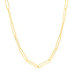 14k Yellow Gold Wire Paperclip Chain (2.70 mm) RCJ