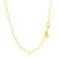 14k Yellow Gold Wire Paperclip Chain (2.70 mm) RCJ