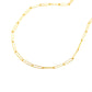 14k Yellow Gold Wire Paperclip Chain (2.70 mm) RCJ