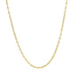 Double Extendable Cable Chain in 14k Yellow Gold (1.80 mm) RCJ