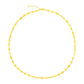 14k Yellow Gold Necklace with Polished Circles RCJ