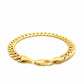 14k Yellow Gold Miami Cuban Semi Solid Bracelet (8.00 mm) RCJ