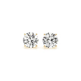 3 cttw Certified IGI Lab Grown Round Diamond Stud Earrings 14k Yellow Gold (G/VS2) RCJ