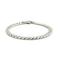 14K White Gold Cuban Link Bracelet (5.90 mm)Monde Trend