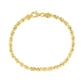 10k Yellow Gold Solid Diamond Cut Rope Bracelet (5.00 mm)Monde Trend