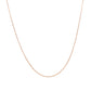 14k Rose Gold Diamond Cut Cable Link Chain (0.68 mm)Monde Trend