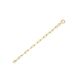 Sterling Silver Gold Plated Paperclip Chain (2.95 mm) RCJ