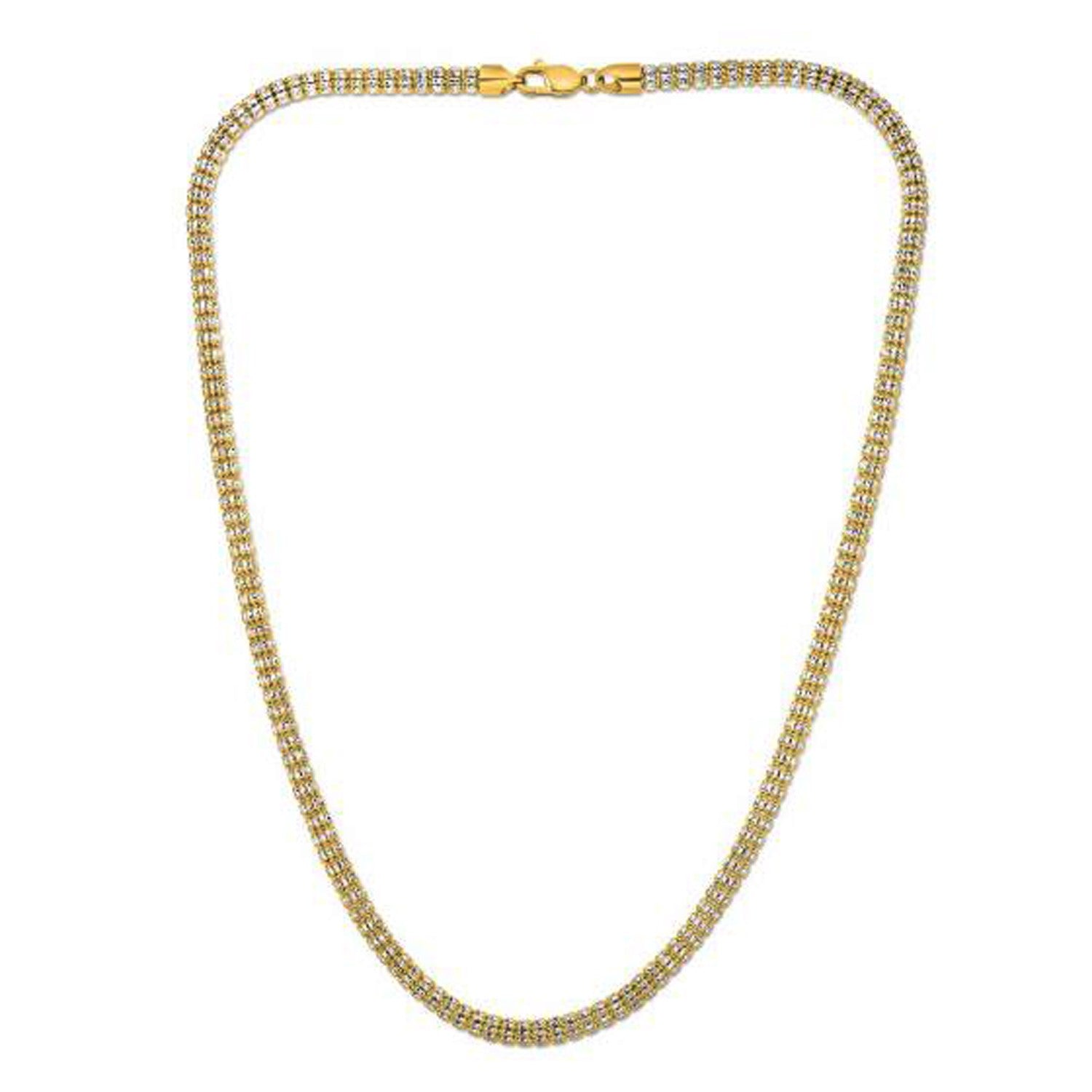 Ice Barrel Chain in 14k Yellow Gold (4.25 mm) RCJ