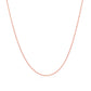 14k Pink Gold Oval Cable Link Chain (0.97 mm)Monde Trend