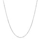 Double Extendable Box Chain in 14k White Gold (0.51 mm) RCJ