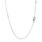 Double Extendable Box Chain in 14k White Gold (0.51 mm) RCJ