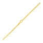 10K Yellow Gold Paperclip Bracelet  (2.50 mm)Monde Trend