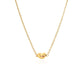 14k Yellow Gold Chain Necklace with Polished Knot RCJ