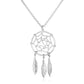 Sterling Silver 17 inch Necklace with Dream Catcher Pendant RCJ