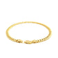 14k Yellow Gold Miami Cuban Semi Solid Bracelet (4.50 mm) RCJ