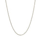 18k White Gold Diamond Cut Cable Link Chain (1.40 mm) RCJ