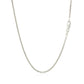 18k White Gold Diamond Cut Cable Link Chain (1.40 mm) RCJ