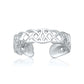 14k White Gold Toe Ring in a Celtic Knot Style RCJ