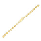 Moon Cut Bead Chain Bracelet in 14k Yellow Gold  (3.00 mm) RCJ