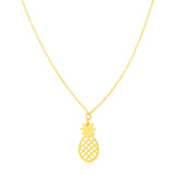 14K Yellow Gold Pineapple Necklace RCJ