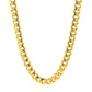 14k Yellow Gold Polished Miami Cuban Chain Necklace RCJ