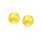 14k Yellow Gold Round Faceted Style Stud Earrings(7mm) RCJ