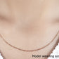 14k Rose Gold Diamond Cut Cable Link Chain (1.30 mm)Monde Trend