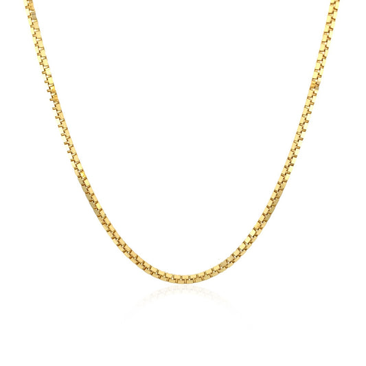 18k Yellow Gold Classic Box Chain (1.40 mm) RCJ