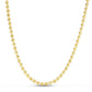 Moon Cut Bead Chain in 14k Yellow Gold (3.00 mm) RCJ