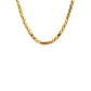 4.1mm 14k Yellow Gold Diamond Cut Round Franco Chain RCJ