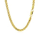 4.1mm 14k Yellow Gold Diamond Cut Round Franco Chain RCJ