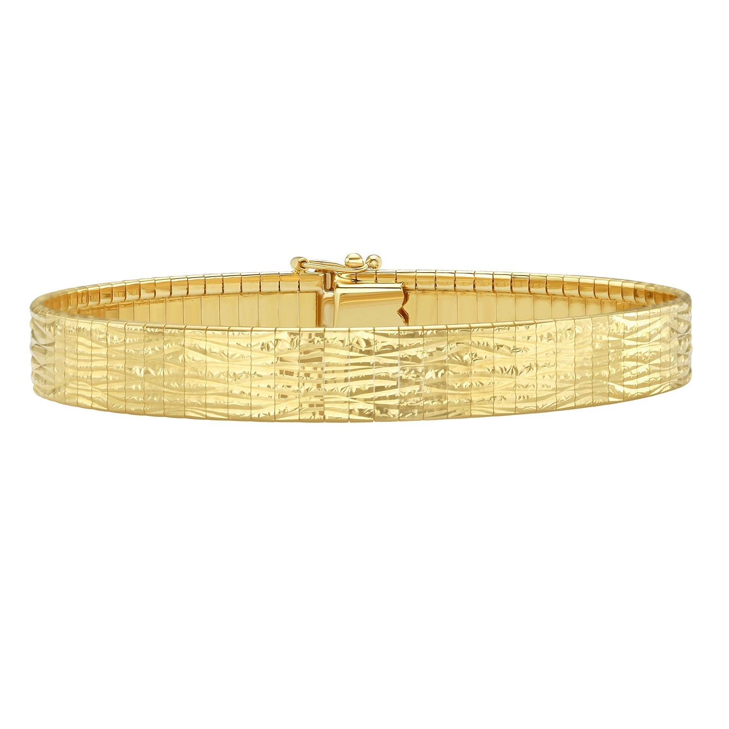 14k Yellow Gold Glacier Bracelet (8.10 mm) RCJ