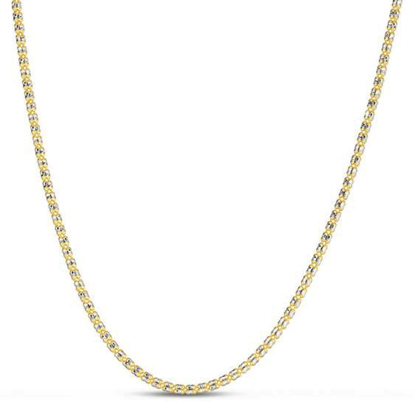 Ice Barrel Chain in 14k Yellow Gold (2.70 mm) RCJ