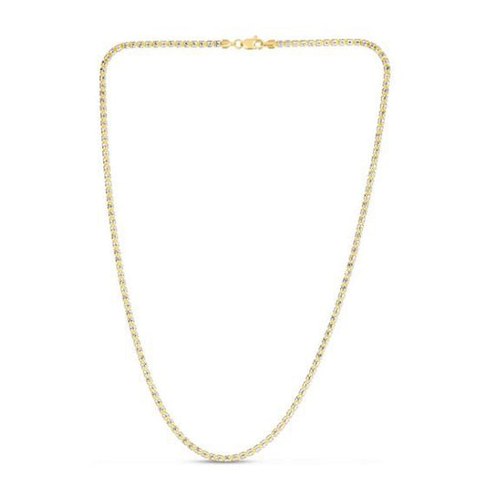 Ice Barrel Chain in 14k Yellow Gold (2.70 mm) RCJ