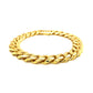 14k Yellow Gold Polished Curb Chain Bracelet (11.50 mm) RCJ