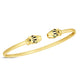 14k Yellow Gold Panther Bangle (3.00 mm) RCJ